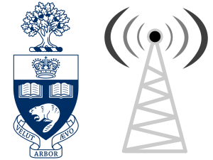 Logo with network tower